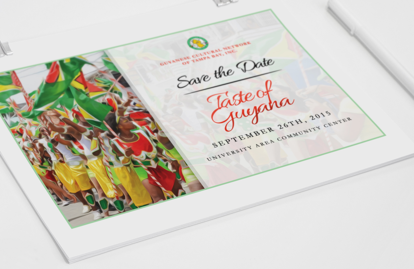 GCNTB Taste of Guyana 2015 Save the Date
